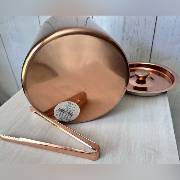 Mainstays 3 Quart Stainless Steel Ice Bucket,Copper / Dining - Picture 5 of 7